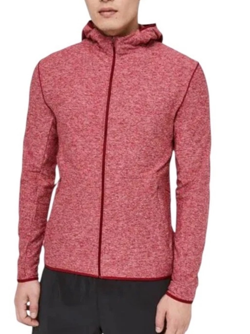 Lululemon Men's Surge Warm Full Zip Red Size XXL 2XL Hoodie Jacket